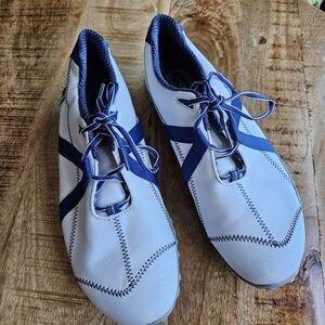 FOOTJOY Men's M Project Golf Shoes White Blue 55213 Size 8.5M